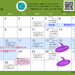 ６月のカレンダーができました。